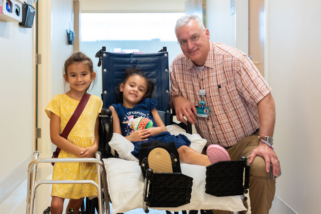 Dr Standard with patients