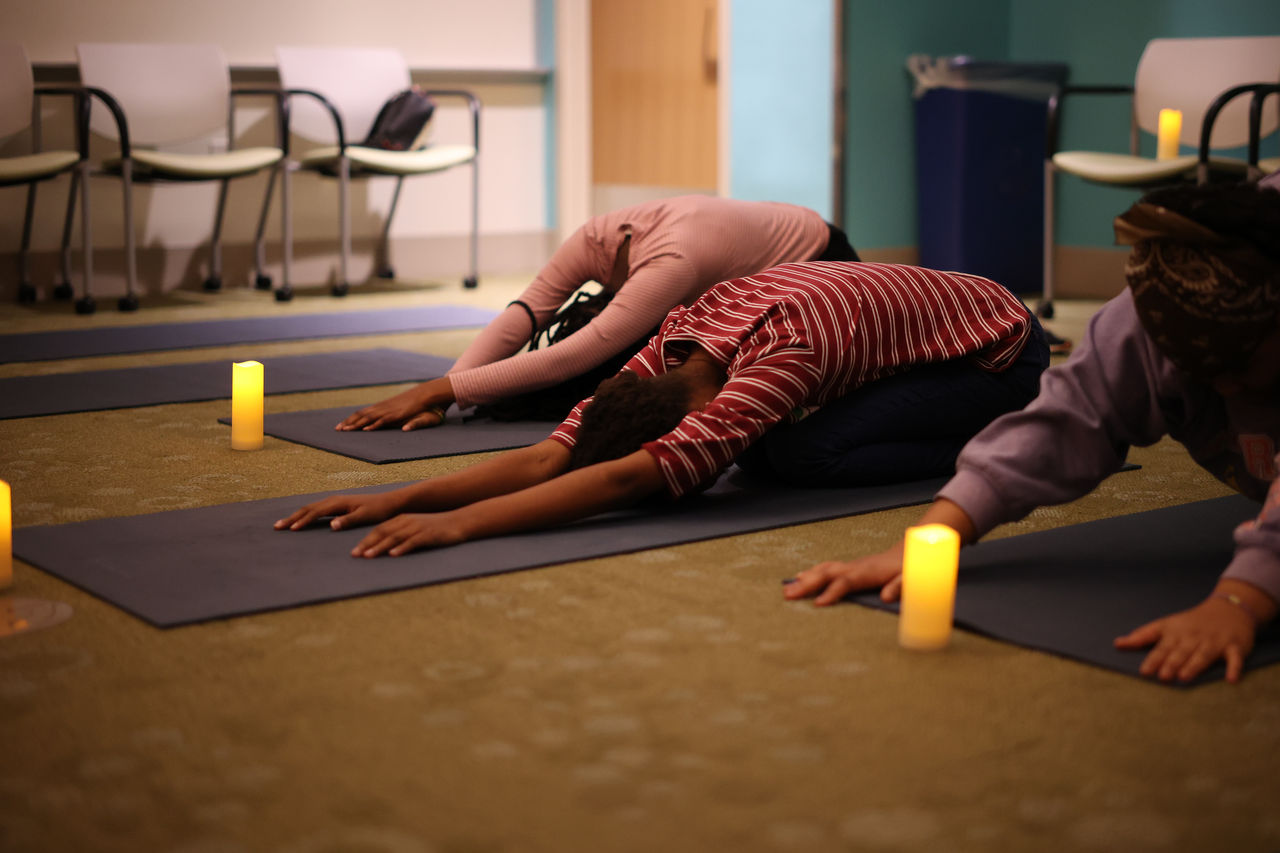 Children's yoga class