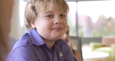 Smiling boy after healing from surgery for Cleft Palate /Craniofacial Anomaly.