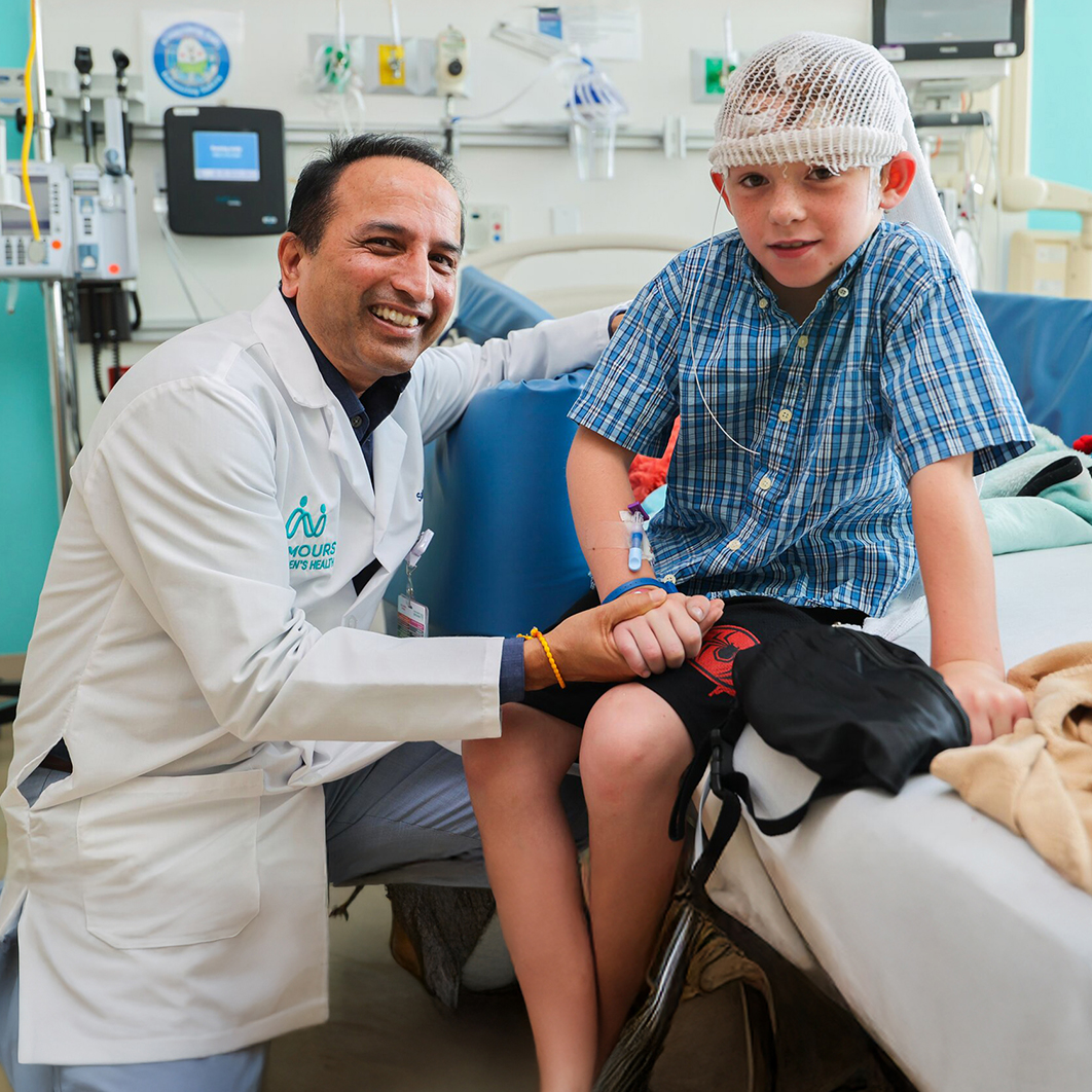 Neuro patient with doctor.